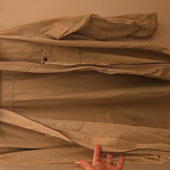 Y2K 90s Mens Levis Zip Up Corduroy Shirt - Picture 13 of 14